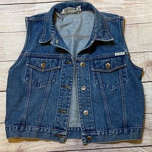 Vintage Bill Blass Denim Vest